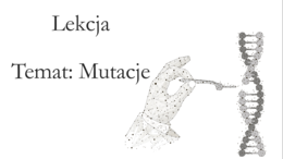 Klasa 8 - Mutacje - prezentacja