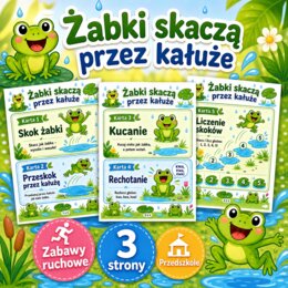 Żabki skaczą przez kałuże