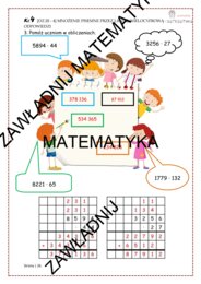 Dział III: Działania pisemne