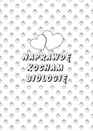 PLAKAT BIOLOGIA XXL - Do druku, kolorowanka