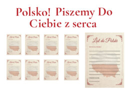 List do Polski – napis, wzór listu