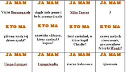 Charlie i fabryka czekolady - JA MAM, KTO MA?