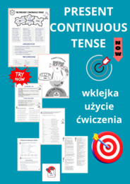 PRESENT CONTINUOUS- wklejka/ teoria/ ćwiczenia