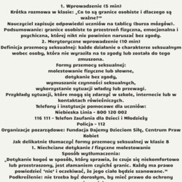 Scenariusze lekcji edukacja zdrowotna dla klasy 8 część 2 (lekcje 9-16) w oparciu o program nauczania proponowany przez MEN: HOLISTYCZNA EDUKACJA PROZDROWOTNA W SZKOLE PODSTAWOWEJ – CIAŁO, UMYSŁ, DUCH. Program nauczania edukacji zdrowotnej dla klas IV-VI