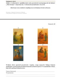 Arkusz egzaminacyjny "Mały Książę"