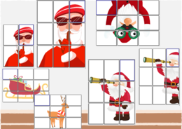 Dekoracja z Mikołajem XXL