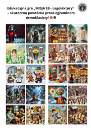 Edukacyjna gra „MISJA E8 - Legolektury” – skuteczna powtórka przed egzaminem ósmoklasisty!