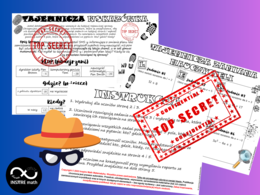 Agencja Detektywistyczna: tajemnicza wskazówka. Obliczanie wartości wyrażeń algebraicznych.