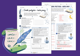 ✒️Środki poetyckie – karta pracy (klasy 7–8) - liryka