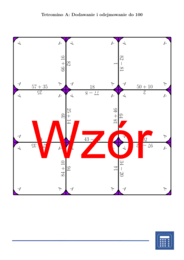 Tetromino - Dodawanie i odejmowanie do 100 | matematyka