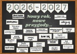 Motywacyjna gazetka szkolna na rozpoczęcie roku szkolnego.