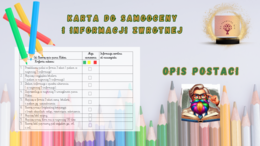 Informacja zwrotna/samoocena do opisu postaci