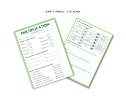 Multiplication Table Day - Dzień Tabliczki Mnożenia, język angielski, liczby 1-100, CLIL - gry: bingo, domino i trimino, karta pracy