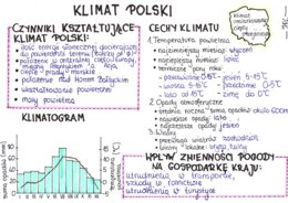 Czynniki klimatotwórcze + klimat w Polsce