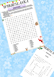 Wykreślanka świąteczna