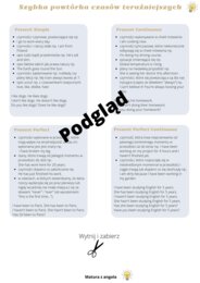 Czasy teraźniejsze - opracowanie i ściągawki