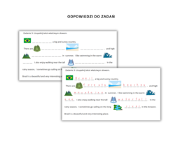 English Class A1+ Unit 4 Klasa 5 Słownictwo i komunikacja Ćwiczenia Dodatkowe materiały zadania Karty Pracy Przyroda i Krajobraz Przymiotniki