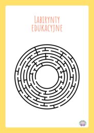 Labirynty edukacyjne dla dzieci (21 stron)