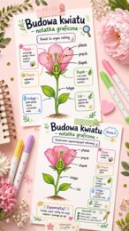 Budowa kwiatu – notatka graficzna