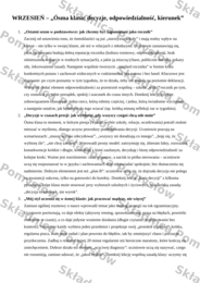 Klasa 8 - godziny wychowawcze | 40 tematów z krótkim omówieniem (plan na cały rok) | lekcje wychowawcze (DOCX)