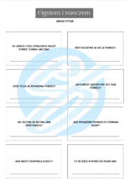 Ogniem i mieczem Henryk Sienkiewicz– Pytania i Odpowiedzi | Karty do lektury