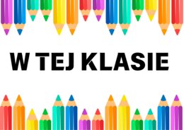 W tej klasie...