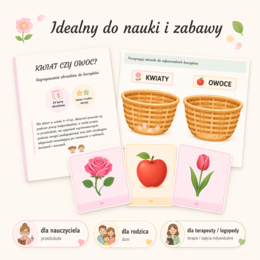 Kwiat czy owoc? – segregowanie obrazków