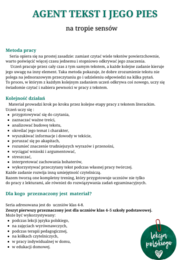 Agent Tekst i jego pies. Trening rozumienia tekstu. seria dla klas 4-8. Zeszyt pierwszy: Tomek Sawyer i misja płot. Klasa 4/5