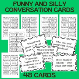 FUNNY AND SILLY CONVERSATION CARDS
