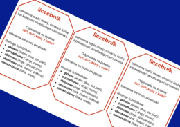 LICZEBNIK – części mowy – wklejka – wklejki – egzamin – powtórzenie