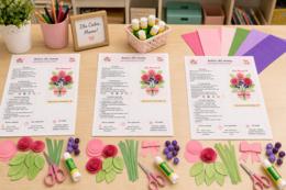 Bukiet dla mamy – praca plastyczna krok po kroku