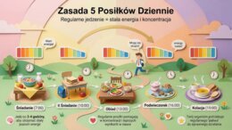 Zdrowy tryb życia – jak dbać o zdrowie każdego dnia (gazetka szkolna / prezentacja edukacyjna)