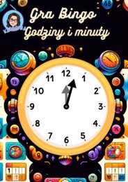 Gra bingo- godziny i minuty.