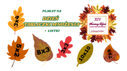 Zestaw Plakat + Liście na Dzień Tabliczki Mnożenia!