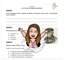 Latarnik - czytanie ze zrozumieniem