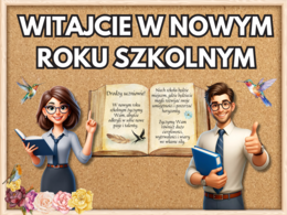 WITAJCIE W NOWYM ROKU SZKOLNYM - gazetka