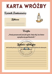 LITERACKIE ANDRZEJKI– wróżby dla bohaterów lektur