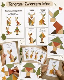 Tangram. Zwierzęta leśne