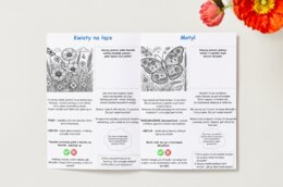 Kolorowanki. Zwierzęta. Rośliny. Drzewa. Las. Łąka. Podstawowe pojęcia (przyroda).