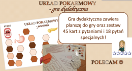 Układ pokarmowy - powtórka w formie gry dydaktycznej
