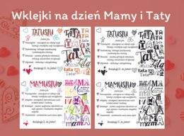 Wklejki na Dzień Mamy i Taty