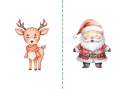 Christmas flashcards