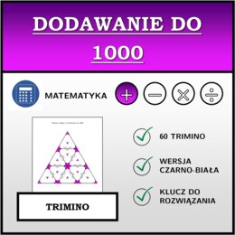 Trimino - Dodawanie do 1000 | matematyka