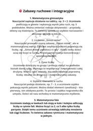 50 aktywnych pomysłów na rozpoczęcie lekcji matematyki