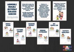 "Wspieraj rozwój językowy swojego dziecka" - gazetka dla rodziców