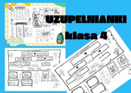 UZUPEŁNIANKI - Notatki wizualne dla klasy 4 SP z angielskiego Alicja Soszka