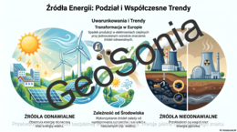 Energetyka w Europie geografia klasa 6 sketchnotka