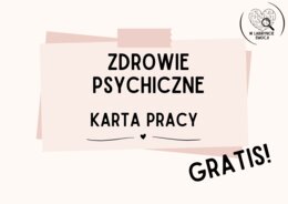 Karta pracy "Zdrowie psychiczne"