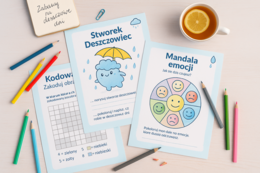 Karty pracy „Co robić w deszczowe dni?”