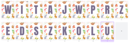 Girlanda - WITAJ W PRZEDSZKOLU